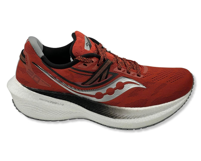 SAUCONY Triumph 20 Running Shoes In Lava\Fossil For Men's