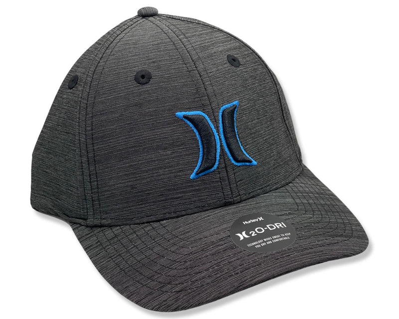 Hurley Cap H2O DRI MAX in Black And Blue Logo