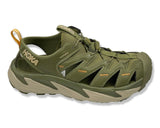 Hoka Hopara Walking Sandals In Khaki Green For Men's