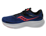 SAUCONY Ride 15 Wide 2E Running Shoes In Blue For Men's