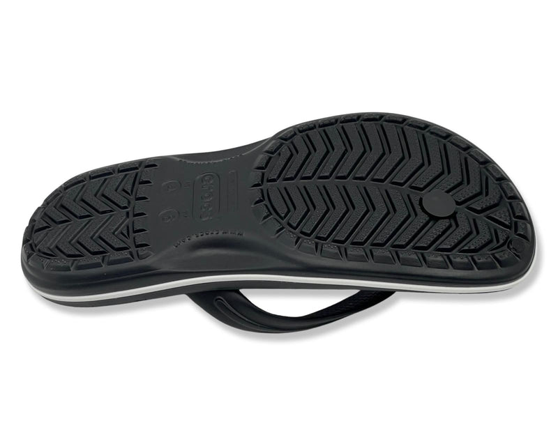 Crocs  Crocband Unisex Flip in Black and White