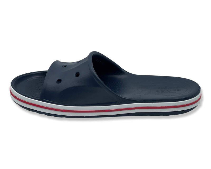 Crocs Bayaband Slide in Navy and Red For Men's