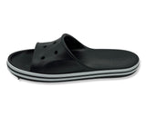 Crocs Bayaband Slide in Black and White For Men's