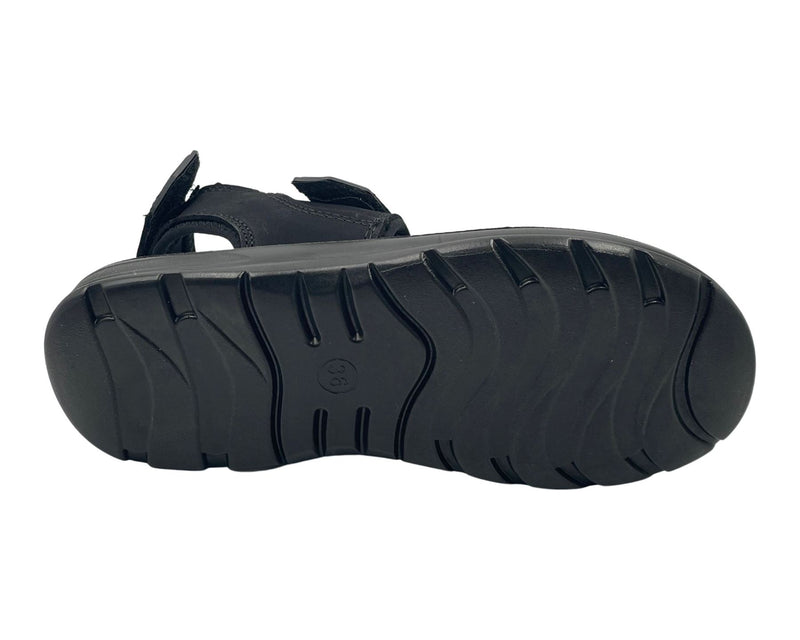 Laguna Boys Straps Leather Sandals Z12BLK (36-41)
