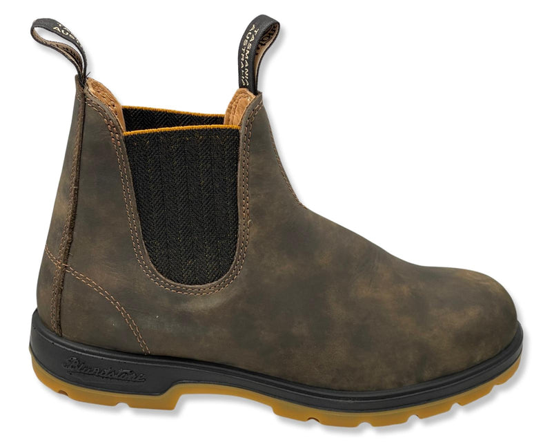 Blundstone 1944 Chelsea Boots Rustic Brown/Mustard Sole