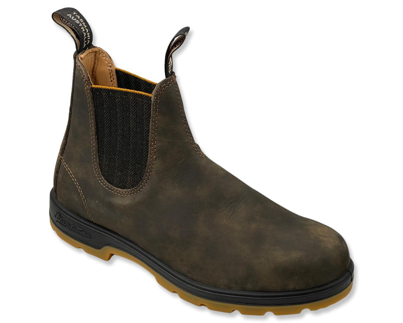 Blundstone 1944 Chelsea Boots Rustic Brown/Mustard Sole