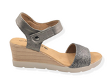 Aeroflexy Platform Sandal for Women in Pewter Color 7303PTR